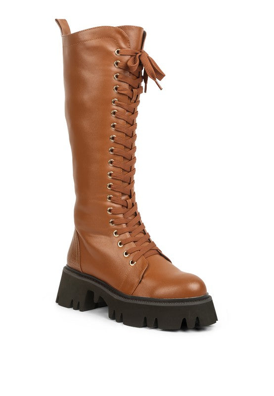 MAD MOOD CHUNKY LACE-UP BOOT