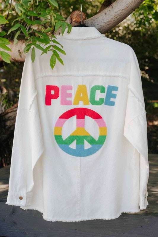 PEACE Shacket