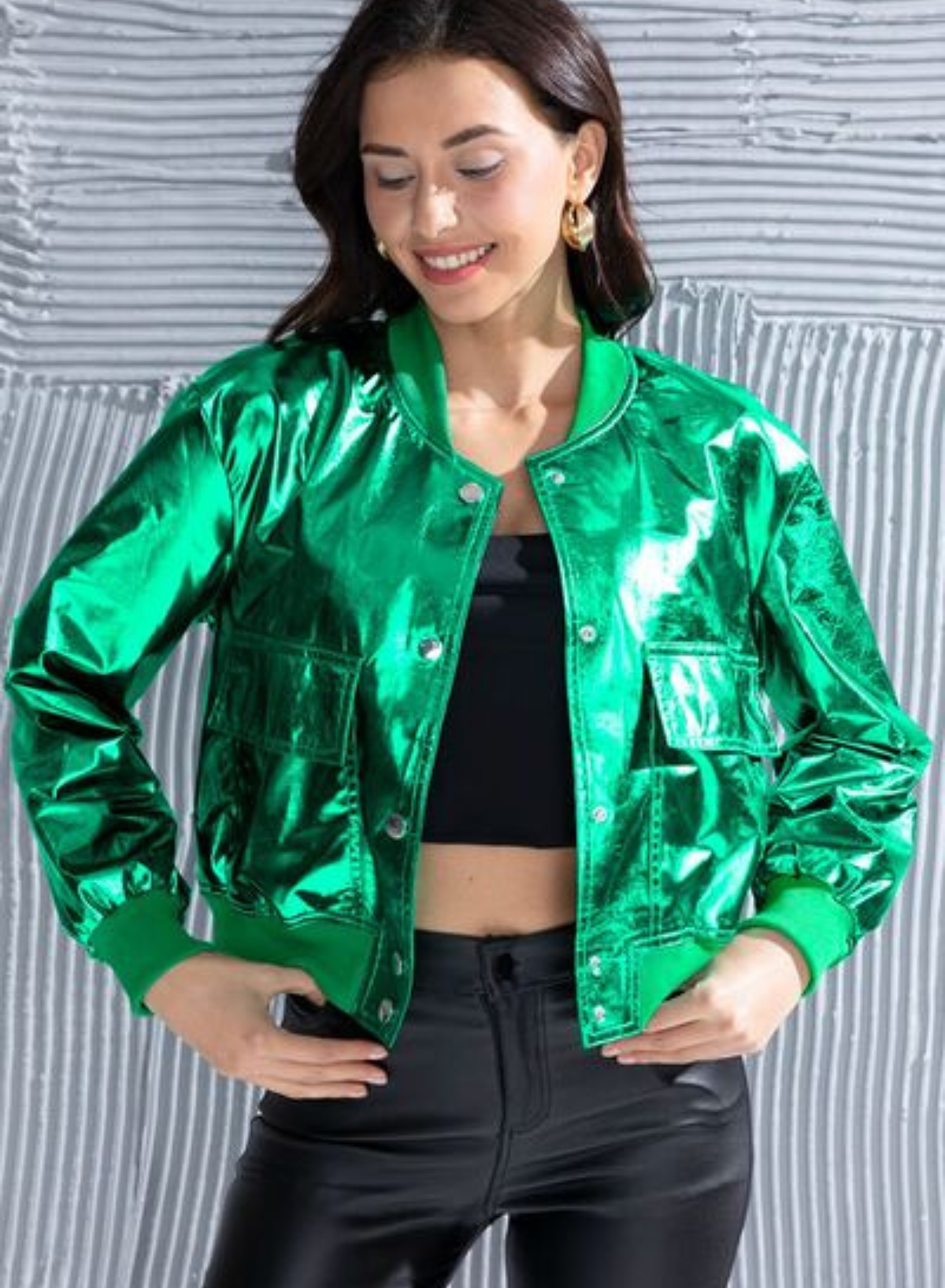 Gleam and Glam Snap Chic Jacket