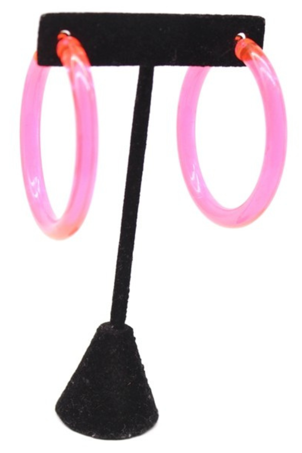 Radiant Neon Half Hoop Earrings