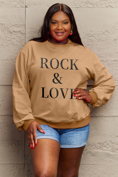 ROCK ＆ LOVE Round Neck Sweatshirt