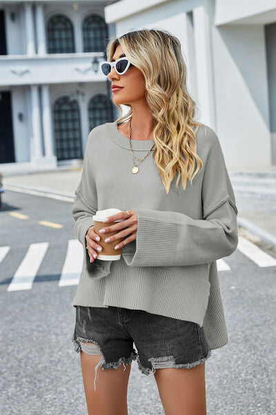 Sultry Swing High-Low Sweater