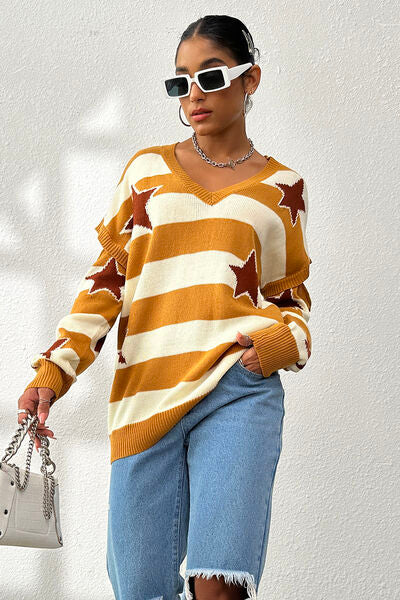 Stellar Vibe Starry Cutout Sweater