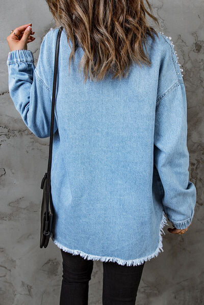 Pearly Whispers Denim Dream Jacket