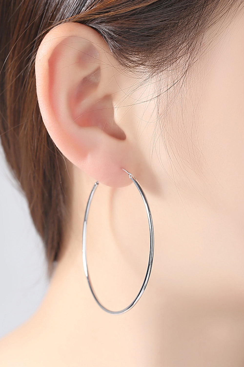 Classic Silver Hoop Earrings