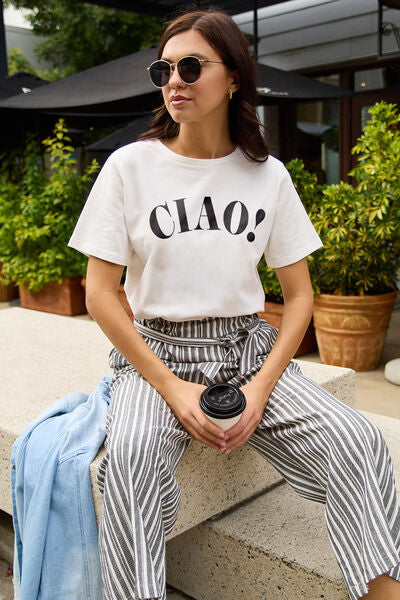 CIAO Round Neck T-Shirt