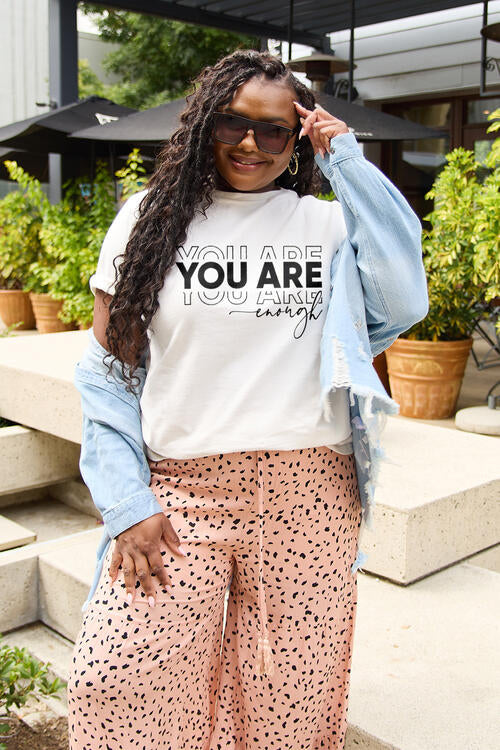 YOU ARE ENOUGH Short Sleeve T-Shirt