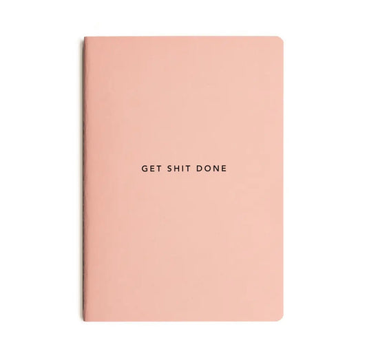 Get Shit Done Minimal A5 Notebook - Online Boutique Clothing