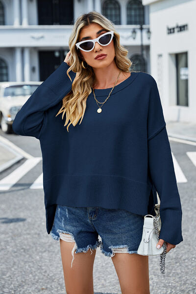 Sultry Swing High-Low Sweater