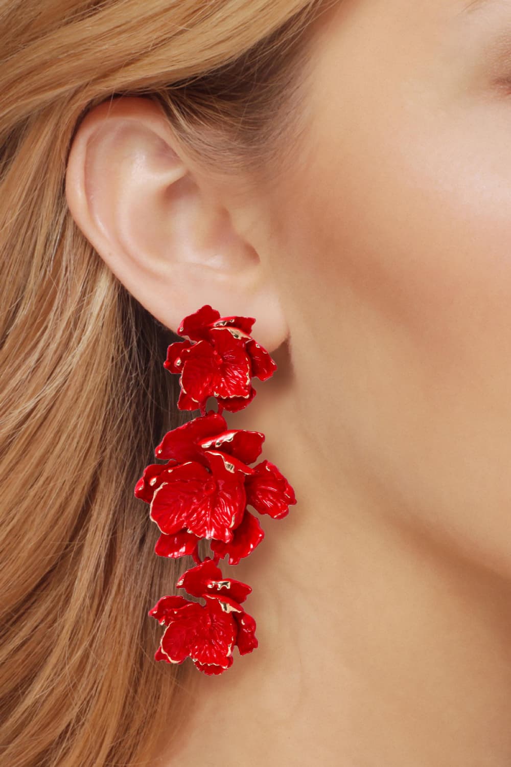 Geo Flowers Earrings